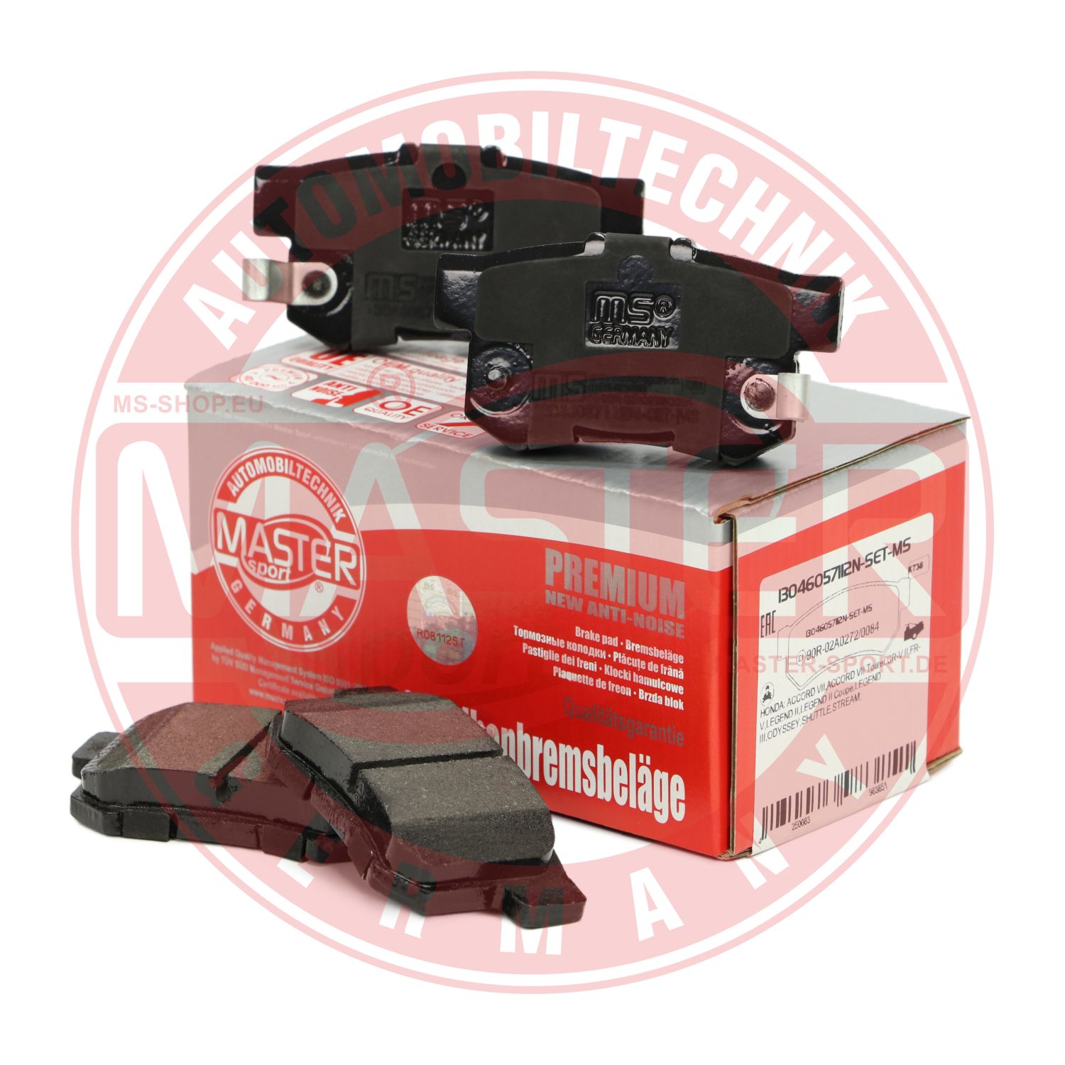Placute frana MASTERSPORT GERMANY 13046057112N-SET-MS
